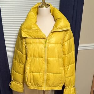 LOFT Yellow Puffer Jacket